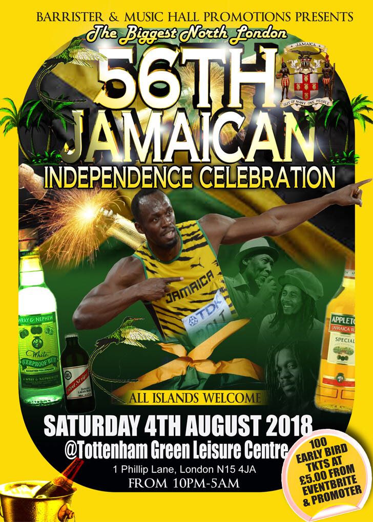 56th Jamaican Independence Celebration @ Tottenham Green 