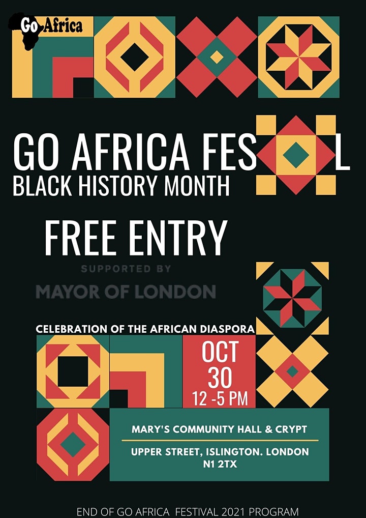 Black History Month Special - Go Africa Festival 2021 London ...