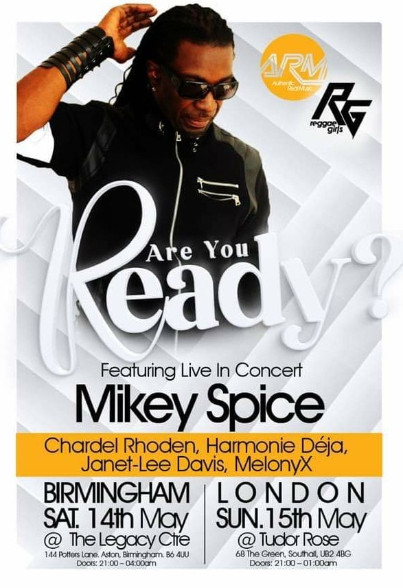 Are You Ready? Mikey Spice London Show 2022 BlackCentral Black